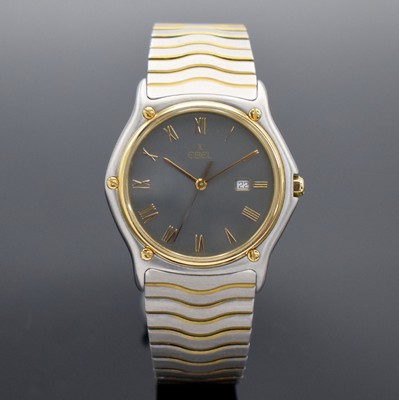 EBEL Armbanduhr Sport Classic Referenz 183903, Schweiz um 1995, quarz, Edelstahl/Gold kombiniert inkl. Wellengliederband m. Faltschl., Lünette gegen ...