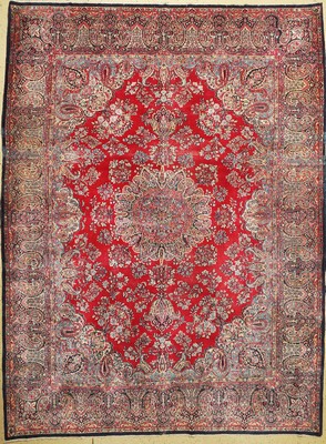 Kerman Lawar, Persien, um 1950, Wolle auf Baumwolle, ca. 400 x 300 cm, EHZ: 3