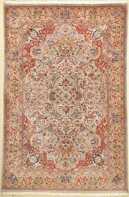 Sarogh Kork fein, Indien, ca. 40 Jahre, Korkwolle, ca. 255 x 166 cm, EHZ: 1-2