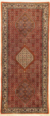 Bidjar Kork fein, Persien, ca. 40 Jahre, Korkwolle, ca. 203 x 88 cm, EHZ: 1-2
