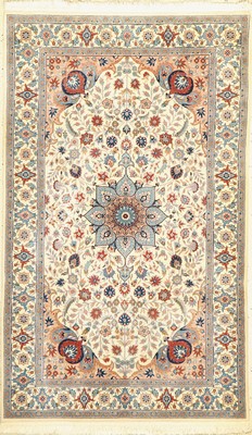 Esfahan Kork, China, ca. 40 Jahre, Korkwolle, ca. 156 x 96 cm, EHZ: 1-2