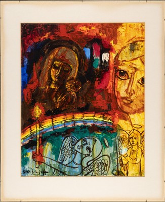 Dan Solojoff, 1908 Stankt-Petersburg - 1994 Paris, 3 Arbeiten: je Gouache auf Papier, verschiedene Motive, unter dem Einfluss von Marc Chagall, unter ...