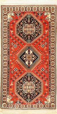 Kaschkuli fein, Persien, ca. 40 Jahre, Wolle auf Wolle, ca. 115 x 63 cm, ca. 500.000 Kn/qm, EHZ: 2