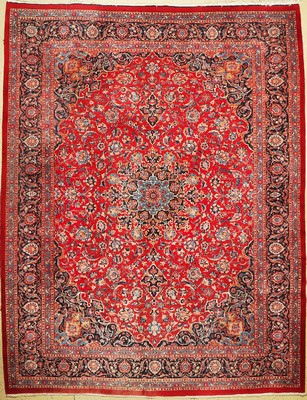 Kashmar, Persien, ca. 40 Jahre, Wolle auf Baumwolle, ca. 386 x 300 cm, EHZ: 2