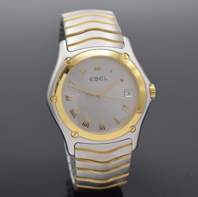 EBEL Classic Wave Herrenarmbanduhr Referenz 1187F41, Schweiz verk. lt. beil. Pap. 03/2005, quarz, Edelstahl/Gold komb. inkl. Gliederband m. dopp. ...