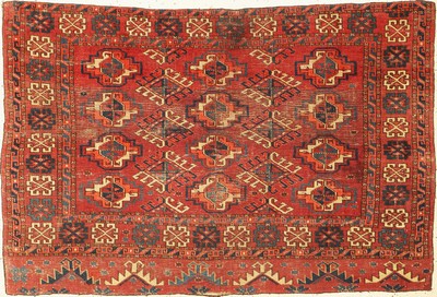 Antiker Ersari Tschowal, Turkmenistan, 19.Jhd, Wolle auf Wolle, ca. 140 x 97 cm, EHZ:3-4