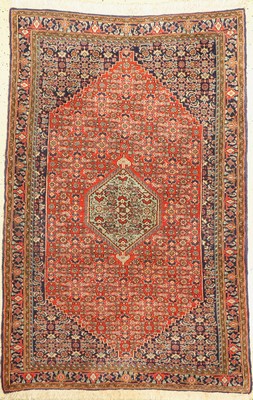 Bidjar Kork fein, Persien, um 1960, Korkwolle, ca. 177 x 117 cm, EHZ: 1-2
