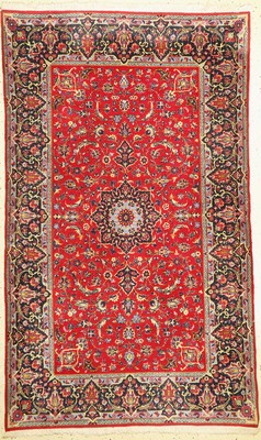 Keschan Kork fein, Persien, ca. 50 Jahre, Korkwolle, ca. 220 x 132 cm, EHZ: 1-2
