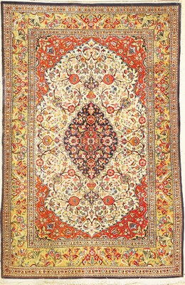 Ghom Kork, Persien, um 1960, Korkwolle, ca.210 x 140 cm, EHZ: 1-2