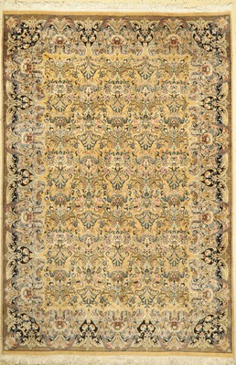 Lahor Kork fein, Pakistan, ca. 40 Jahre, Korkwolle, ca. 250 x 170 cm, EHZ: 1-2