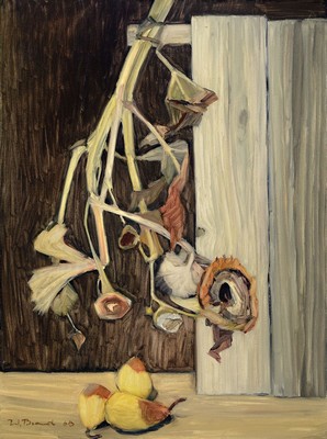 Werner Brand, 1933 Löbau-2021 Hochstadt/Pfalz, Stillleben mit Sonnenblumen und Birnen, Öl/Lwd, links unten signiert und dat. 68, ca. 80x60cm, R. ...