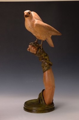 Pentcho Dobrev, geb. 1960 Stara Sagora/Bulgarien, Studium der Bildhauerei ander Nationalen Kunstakademie Sofia, Skulptur, "Falkners Arm", ...