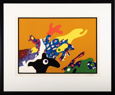 Otmar Alt,geb.1940, drei Lithografien, alle num. und handsigniert,a. 62/12, ca. Abb. 33 x 29.5 cm, b. 89/120 , Abb. 24 x 22 cm, c. 50/100, dat. 72, ...