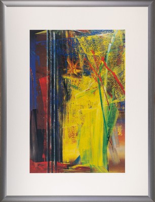 Gerhard Richter, geb. 1932, Victoria II, Farboffset auf Karton, im Druck signiert und dat. 1987, hrsg. Achenbach Art Edition, für die Versicherung ...