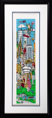 Charles Fazzino, geb. 1955, I love NY (1995), Serigraphie in 3D-Konstruktion, unter PP handsigniert u. datiert, verso mit illustrativer Widmung, ...