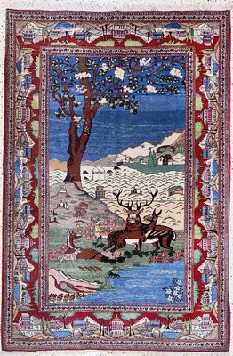 Keschan alt, Persien, um 1930/1940, Wolle auf Baumwolle, ca. 204 x 137 cm, EHZ: 2