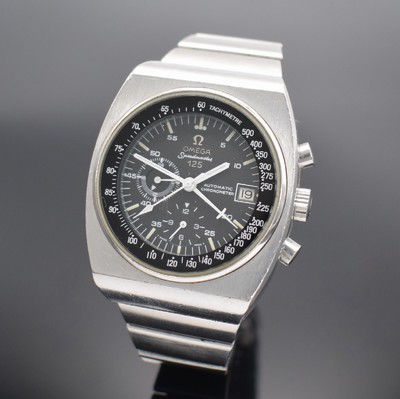 OMEGA Speedmaster 125 Herrenarmbanduhr mit Chronograph in Chronometerqualität Referenz 378.0801/178.0002, Schweiz um 1975, Automatik, massives ...