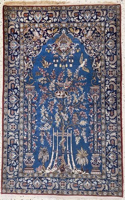 Ghom alt, Persien, um 1960, Wolle mit Seide, ca. 220 x 140 cm, EHZ: 2