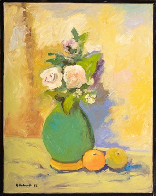 Annalise Pilasik, 1903 - 1989, Blumenstillleben, Öl/Lwd, signiert und dat. (19)66, ca. 70x 55 cm