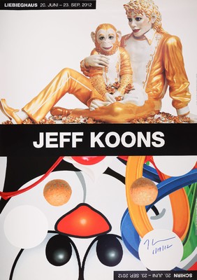 Jeff Koons, geb. 1955, Offsetlitho auf Papier, aus 2012, handsign., dat., nur wenige handsignierte Exemplare,ca. 84x59,5 cm
