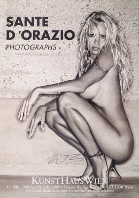 Sante d`Òrazio geb. 1956, Offsetlitho auf Karton, handsigniert, aus 2006, nur wenig handsignierte Exemplare, ca. 84x59,5 cm