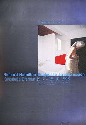 Richard Hamilton, 1922 - 2011, Offsetlitho auf Papier, handsigniert, aus 1998, nur wenig handsignierte Exemplare, ca. 84x59,5 cm
