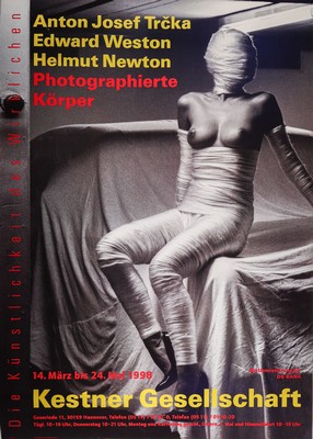 Helmut Newton, 1920 -2004, Offsetlitho aus Papier, "Nude", handsign., aus 1998, nur wenige handsignierte Exemplare, ca. 84x59,5 cm