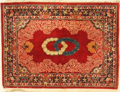 Sarogh fein, Persien, ca. 60 Jahre, Korkwolle, ca. 112 x 83 cm, EHZ: 1-2