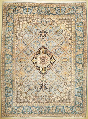 Yazd, Persien, ca. 50 Jahre, Wolle auf Baumwolle, ca. 402 x 309 cm, EHZ: 1-2