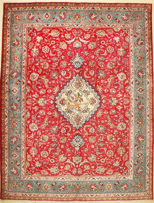 Täbriz alt, Persien, um 1950, Wolle auf Baumwolle, ca. 395 x 305 cm, EHZ: 2