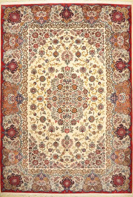 Keschan fein, Persien, um 1940, Wolle auf Baumwolle, ca. 396 x 270 cm, EHZ: 1-2