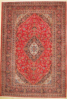 Keschan, Persien, ca. 50 Jahre, Wolle auf Baumwolle, ca. 355 x 243 cm, EHZ: 1-2