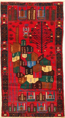Zakini, Afghanistan, um 1960, Wolle auf Wolle, ca. 192 x 107 cm, EHZ: 2-3
