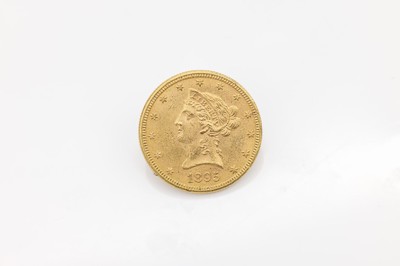 10 Dollar Gold Münze, Lady Liberty, 1895, Vereinigte Staaten