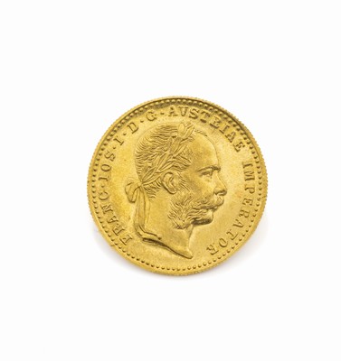 Goldmünze 1 Dukat, Österreich-Ungarn, 1915,Franz Joseph I., offizielle Nachprägung