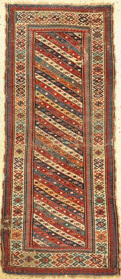 Kazak antik, Kaukasus, 19.Jhd, Wolle auf Wolle, ca. 230 x 100 cm, EHZ: 4