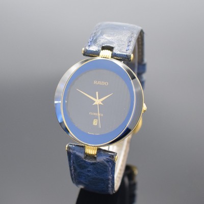 RADO Florence Damenarmbanduhr, Schweiz verk. l. beil. Garantie 05/1999, quarz, Ref. 152.3694.2, gebl./verg. Geh., Stahlboden aufgedr., orig. ...