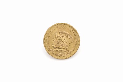 Goldmünze 20 Pesos Mexiko 1959, Estados unidos Mexicanos, RV: Veinte Pesos, 15 gr. Oro Puro