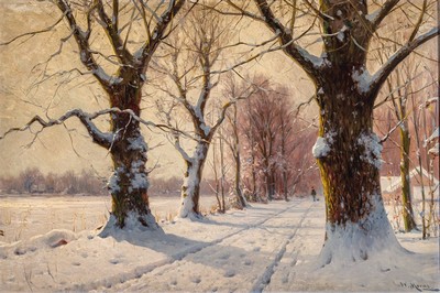 Walter Moras, 1856 Berlin-1925 Harzburg, ausgebildet im Atelier von Hermann Eschke, 1876 erste Ausstellung in der Kgl. Akademie der Künste in ...