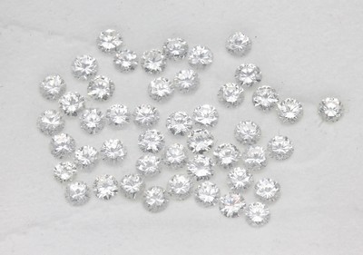 Lot 45 lose Brillanten, total ca. 3.63 ct feines Weiß-Weiß/vvs-vs-si