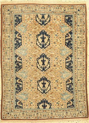 Nain Tudeschk alt, Persien, um 1950, Korkwolle mit Seide, ca. 115 x 86 cm, EHZ: 2