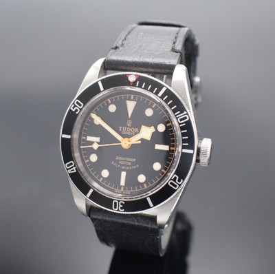 TUDOR Herrenarmbanduhr Heritage Black Bay Referenz 79220N, Schweiz verk. lt. beil. orig. Garantiekarte 03/2018, Automatik, verschr. Edelstahlgeh. ...