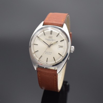 IWC Yacht Club Herrenarmbanduhr in Stahl Referenz 811 AD, Schweiz um 1972, Automatik, verschr. Geh., stoßgesicherte Werkhalterung, orig. Krone, ...