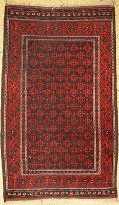 Antiker Belutsch, Persien, 19.Jhd, Wolle auf Wolle, ca. 197 x 115 cm, EHZ: 3