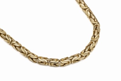 14 kt Gold Königskette, GG 585/000, ca. 54.7 g, L. ca. 52 cm, Karabinerschließe