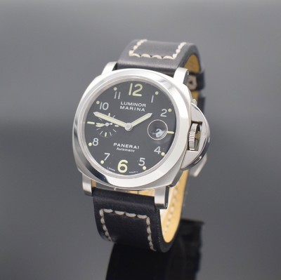 OFFICINE PANERAI Luminor Marina PAM00164 auf 1500 Stück limitierte Herrenarmbanduhr, Schweiz verk. lt. beil. Gar.-Karte 12/2012, Automatik, ...