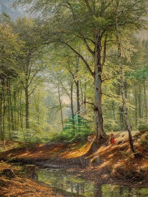 Emil Zschimmer, 1842 Großwig-1917 Schmiedeberg, Ausbildung zum Musterzeichner, Studium an der Großherzöglich-Sächsischen Kunstschule Weimar, ...