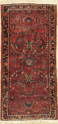 Us Re-Import Sarogh, Persien, um 1920, Wolle auf Baumwolle, ca. 128 x 62 cm, EHZ: 2