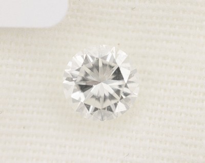 Loser Brillant 1.024 ct, feines Weiß/lupenrein mit Galia Expertise von 1978