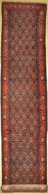 Senneh antik, Persien, um 1900, Wolle auf Baumwolle, ca. 575 x 102 cm, EHZ: 2